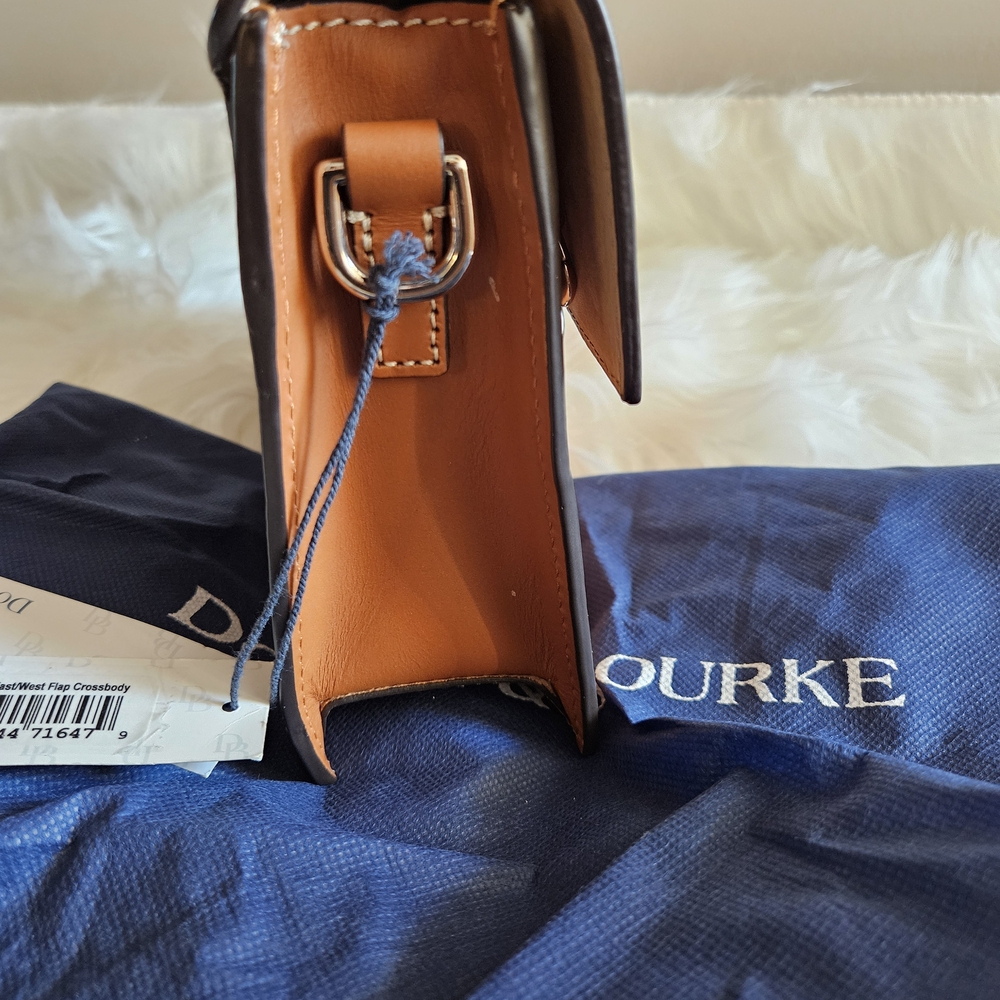 Dooney & Bourke Tan and Brown Crossbody Bag - Picture 1 of 11